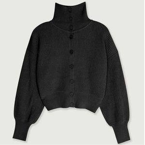 Oak + Fort Knit Button Up Sweater